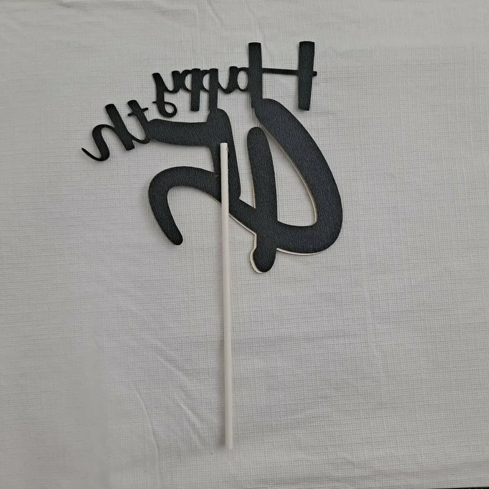 45th Anniversary Wedding Cake Topper